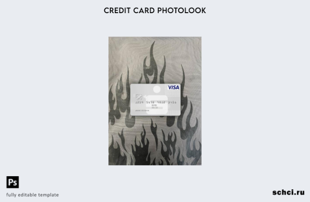 цифровая загрузка Германия Sparkasse Visa фотообразный передний шаблон